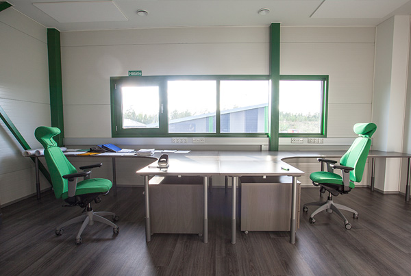Hallin toimistotilat